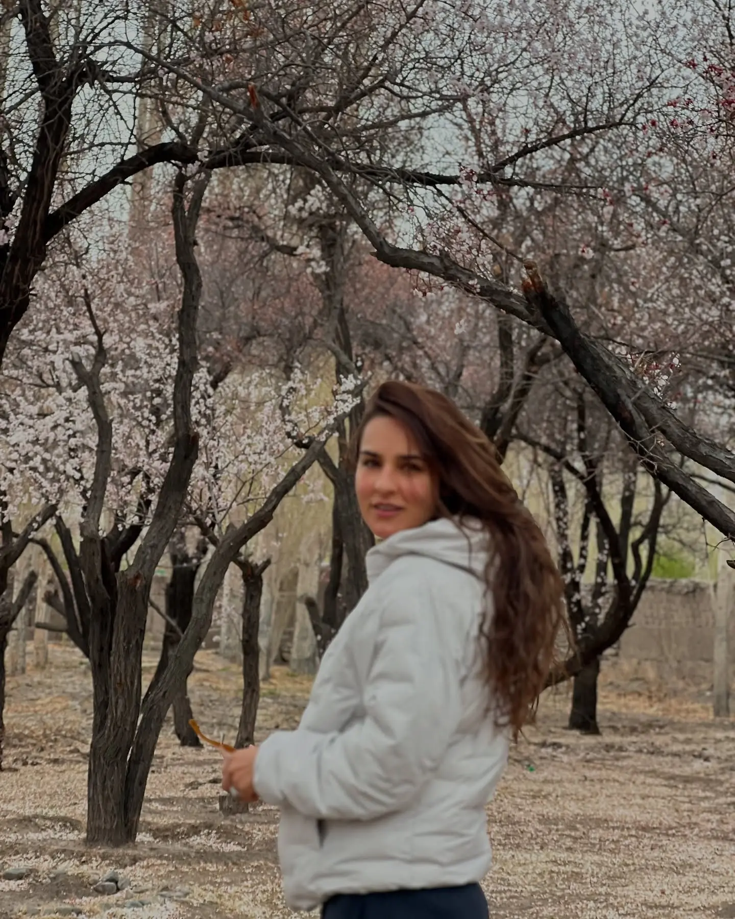 Angira Dhar Embraces Spring With Apricot Blossoms