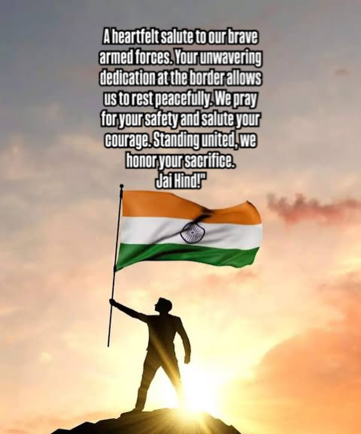 Anil Charanjeett honors our heroes, inspiring pride and unity with a heartfelt salute.!!!!