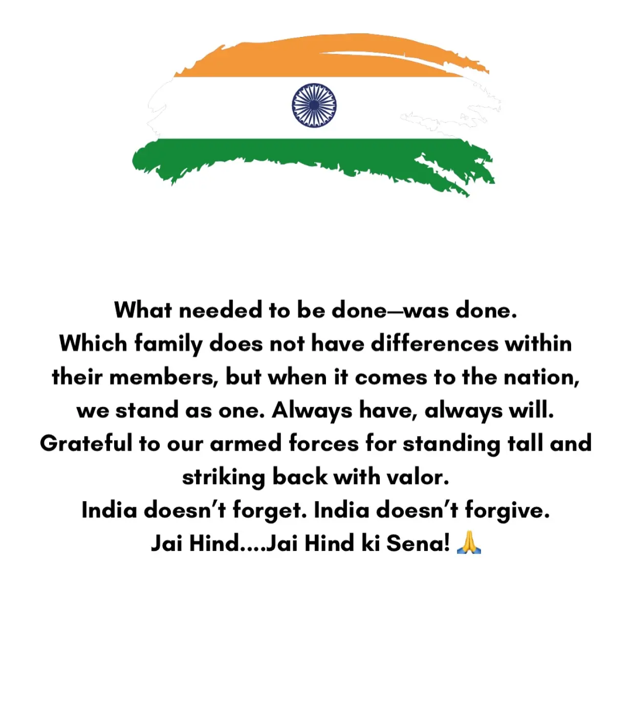 Anil Kapoor’s Patriotic Post Celebrates Indian Spirit Iconic actor Anil Kapoor electrifies social media with a stirring message of patriotism!!!.