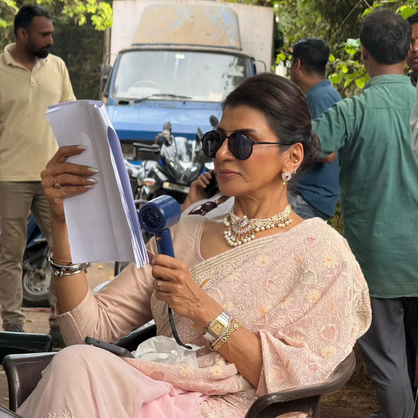 Anita Raj Radiates Summer Vibes Celebrity icon Anita Raj dazzles in vibrant outdoor shoot exuding style and summer energy.
