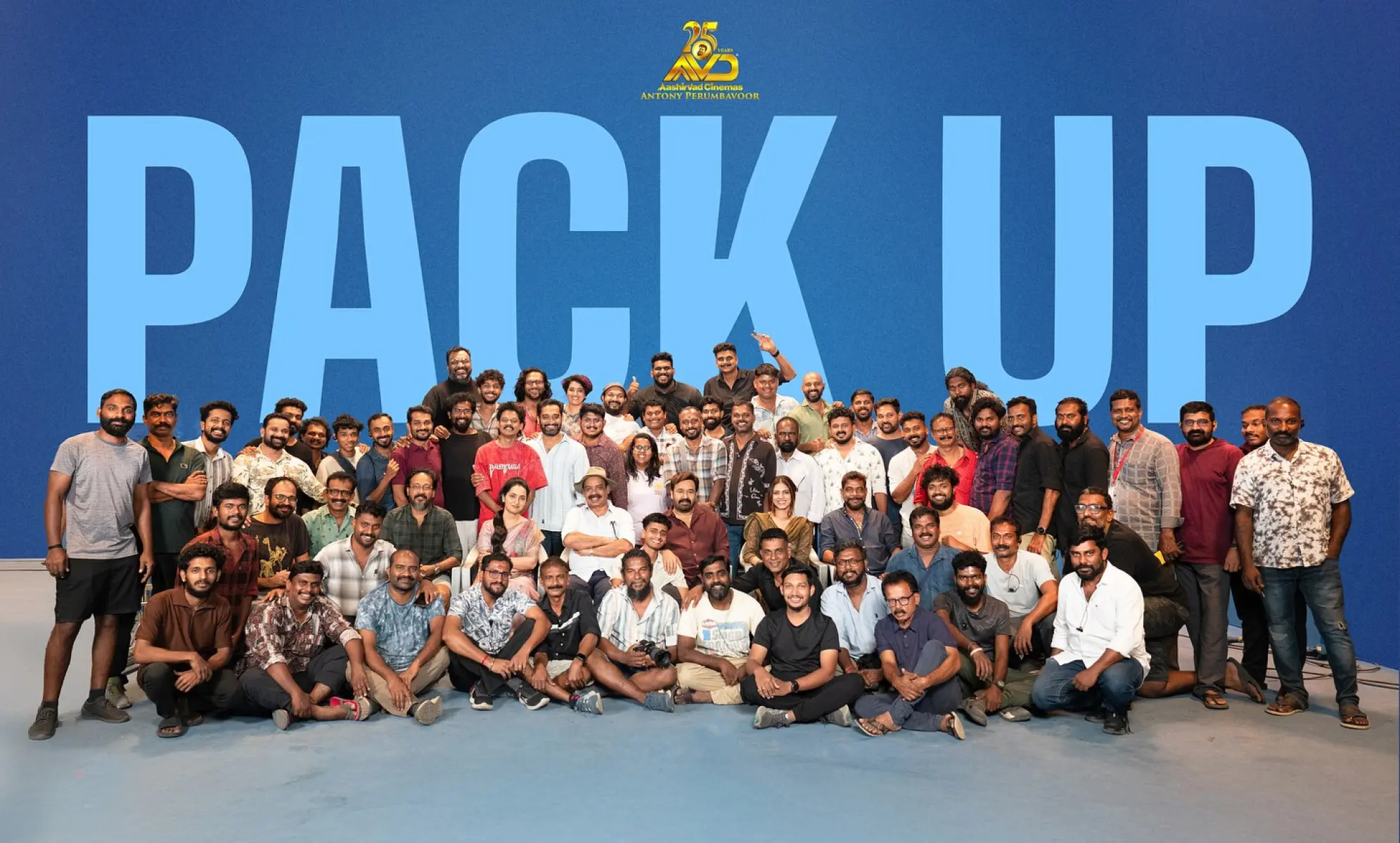 Antony Perumbavoor Wraps Up Hridayapoorvam Celebrated film producer ends his final shoot for a new cinematic venture with high energy.