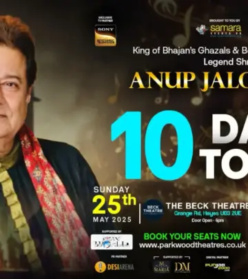 Counting down 10 days to a soulful night with timeless bhajans and ghazals in London Beck!