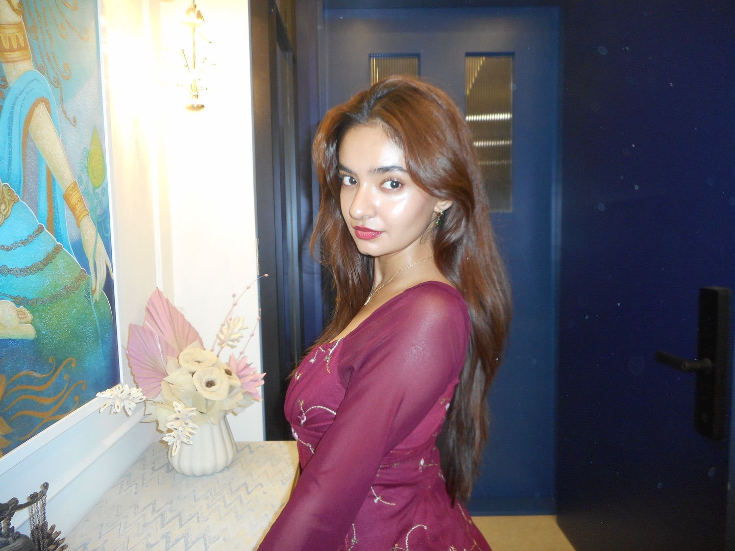 Anushka Sen Hosts Exclusive Party for Her Fans