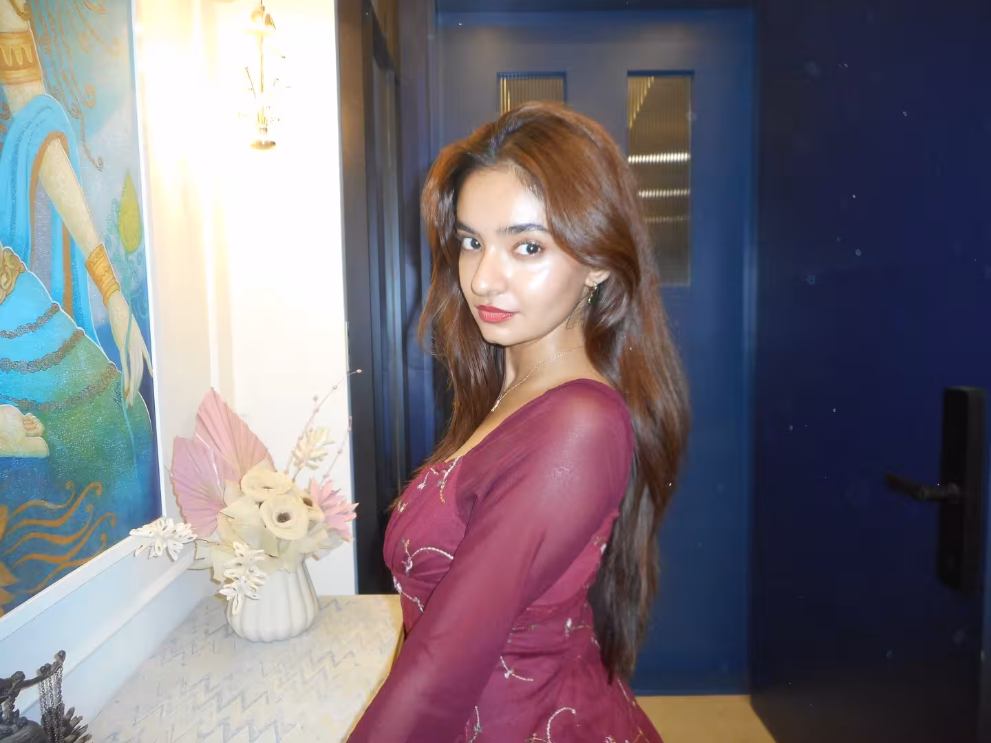 Anushka Sen Hosts Exclusive Party for Her Fans