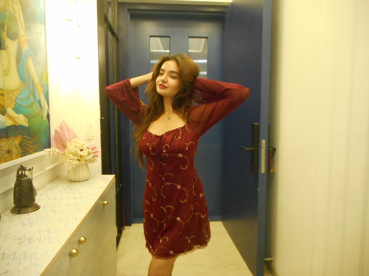 Anushka Sen Hosts Exclusive Party for Her Fans