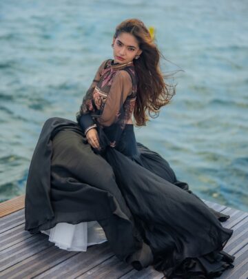 Anushka Sen Shines At Cannes With Traditional Twist