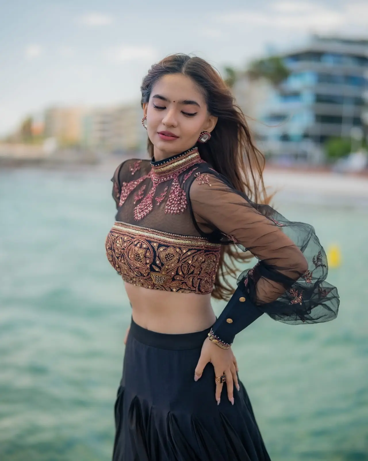 Anushka Sen Shines With Glamorous Cannes Second Look Striking red carpet style at Cannes as the rising star wows fans with a stunning new look!