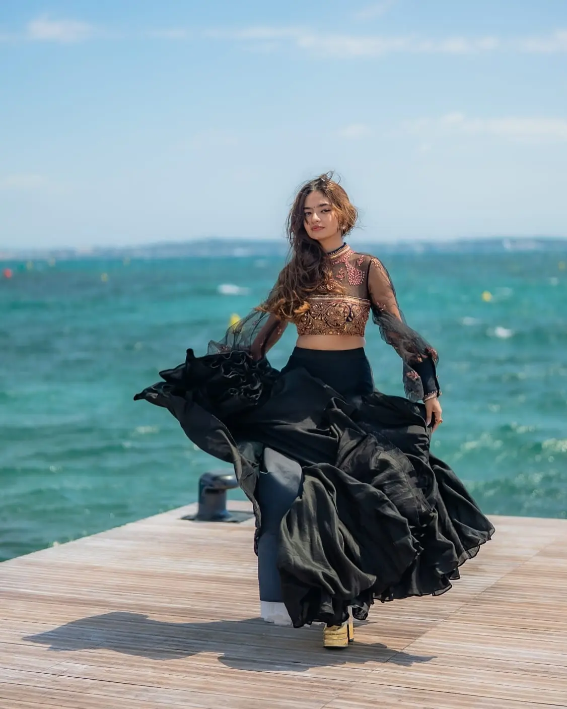 Anushka Sen Shines With Glamorous Cannes Second Look