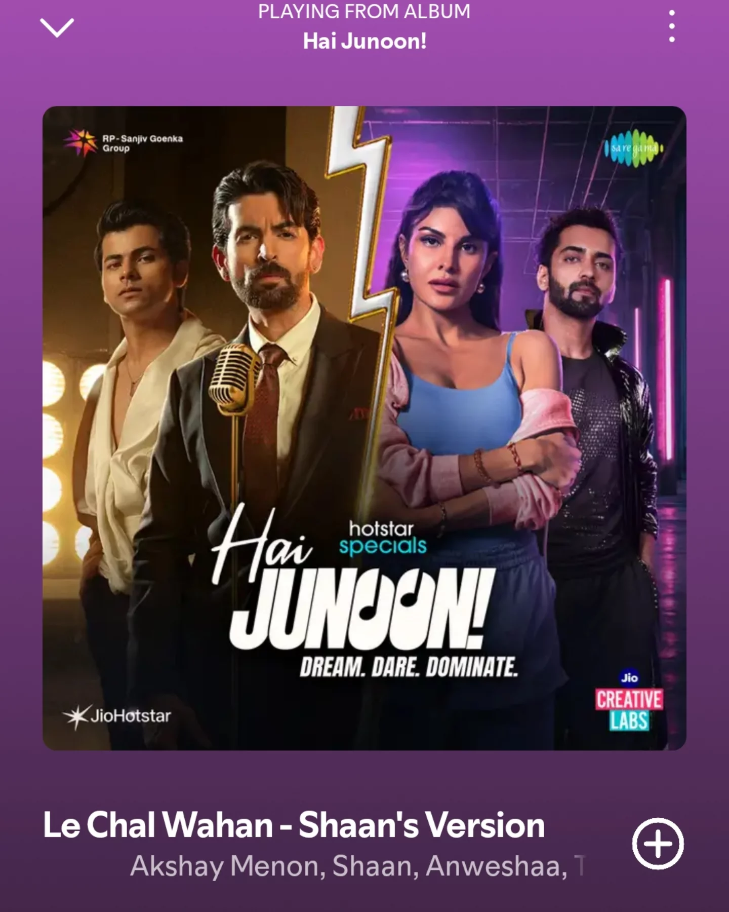 Anwesshaa Unveils Latest Song In Hai Junoon Pop melody meets heartfelt lyrics in a vibrant track crafted with art and soul. And vibe!!