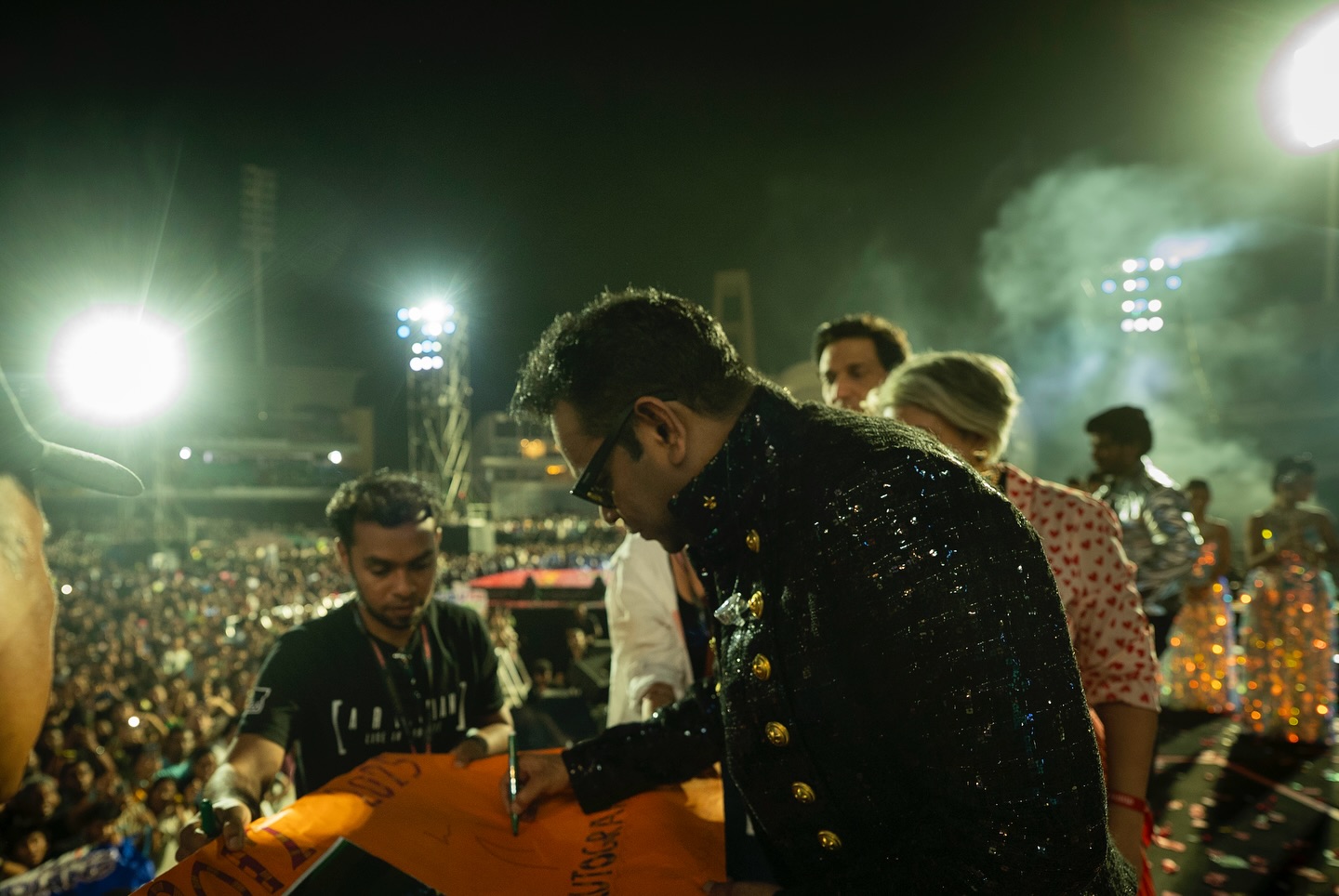 AR Rahman Thanks Clan at Waves Summit India