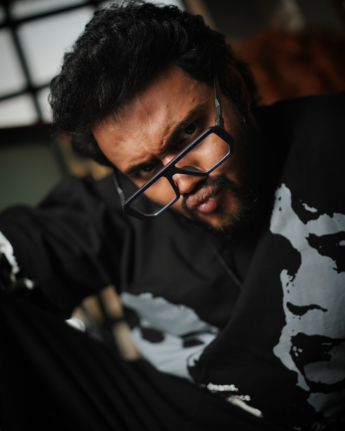 Actor Avinash Ashok shares his playful spirit with humor and style in every moment captured.