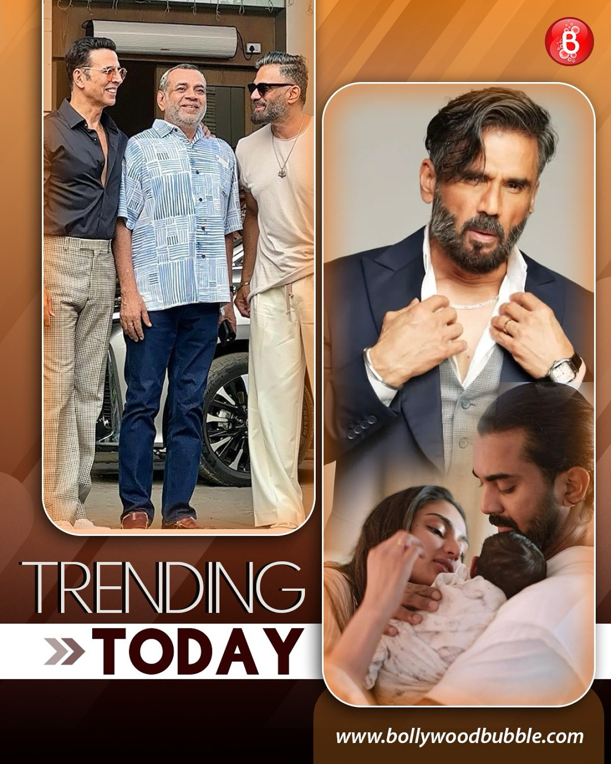 B-Town Buzz: Paresh Rawal Exits, Suniel Shetty Speaks Bollywood buzz: creative splits, warm family ties, and new twists in film saga - top news!