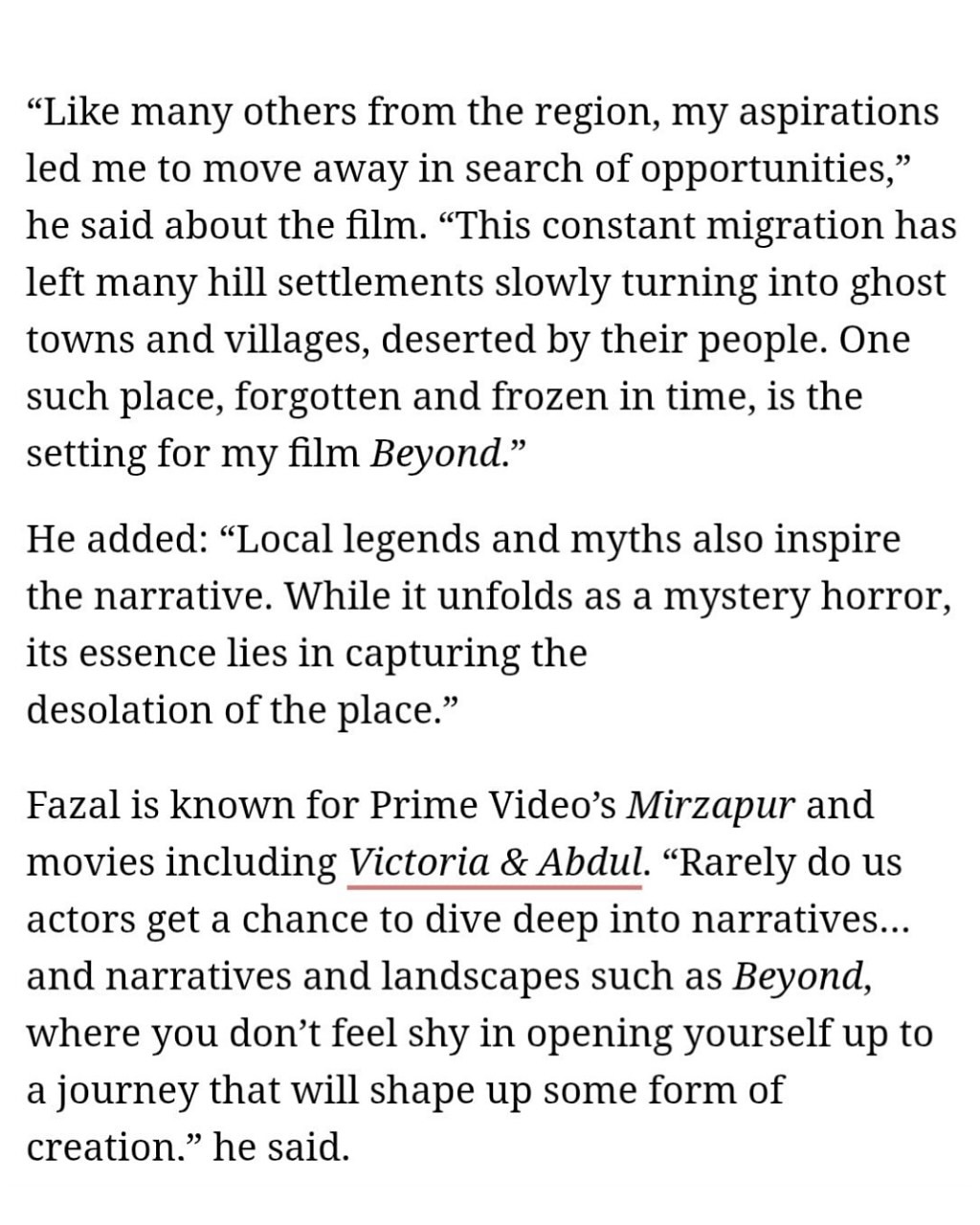 Beyond: A Haunting Himalayan Horror-Thriller