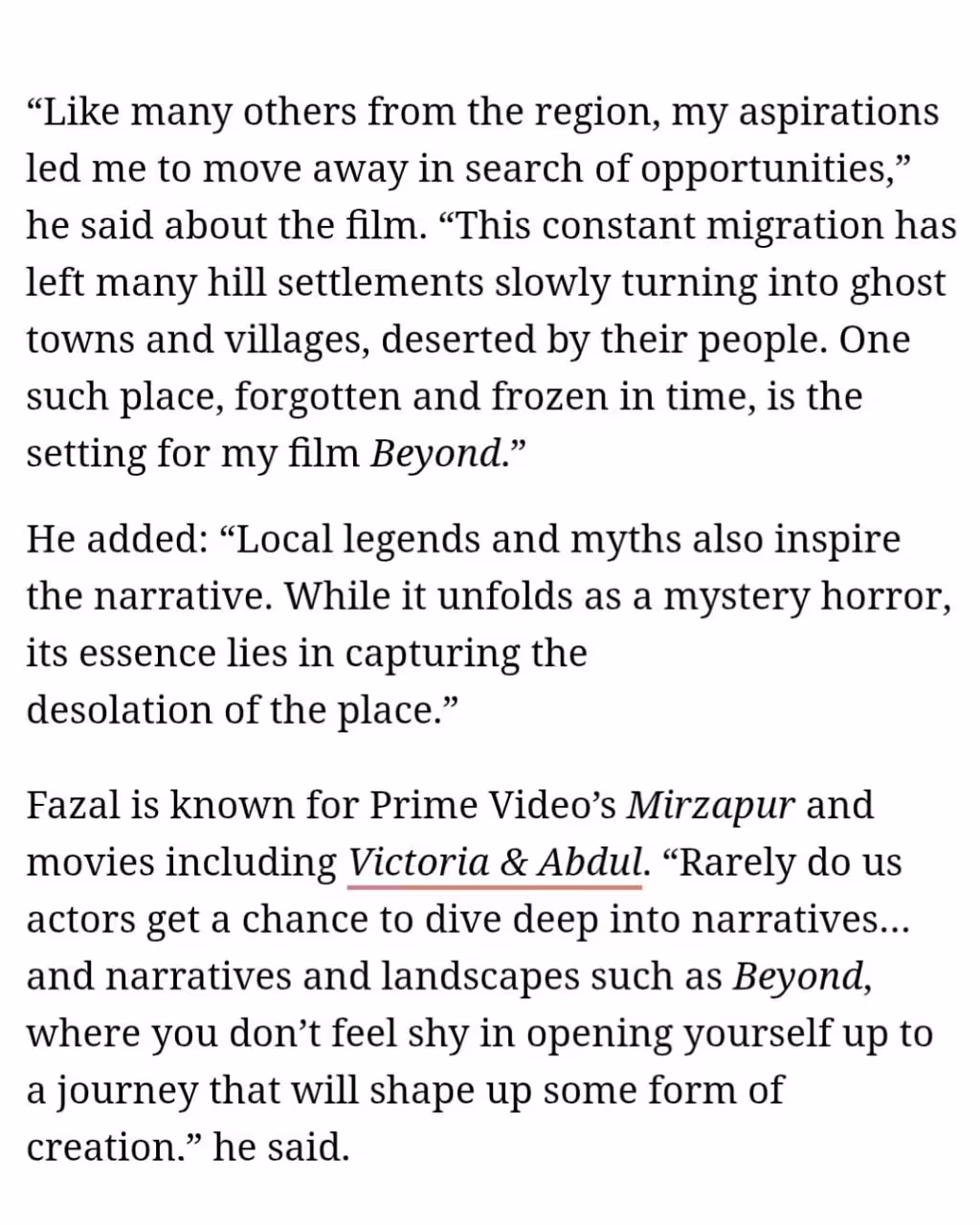 Beyond: A Haunting Himalayan Horror-Thriller