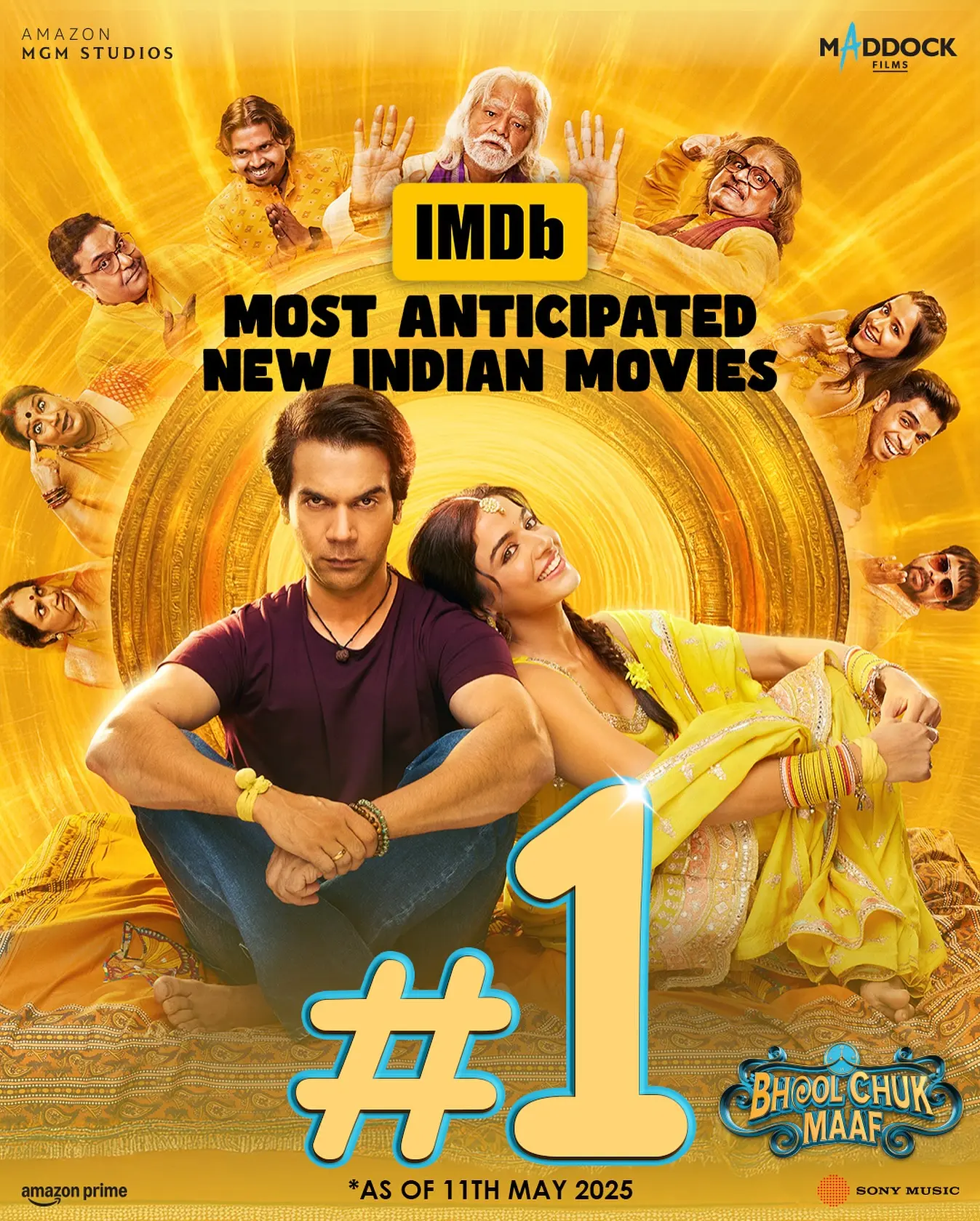 Bhool Chuk Maaf Tops IMDb With Unmatched Buzz Film surges ahead on IMDb, sparking nationwide buzz and excitement among eager cinephiles.