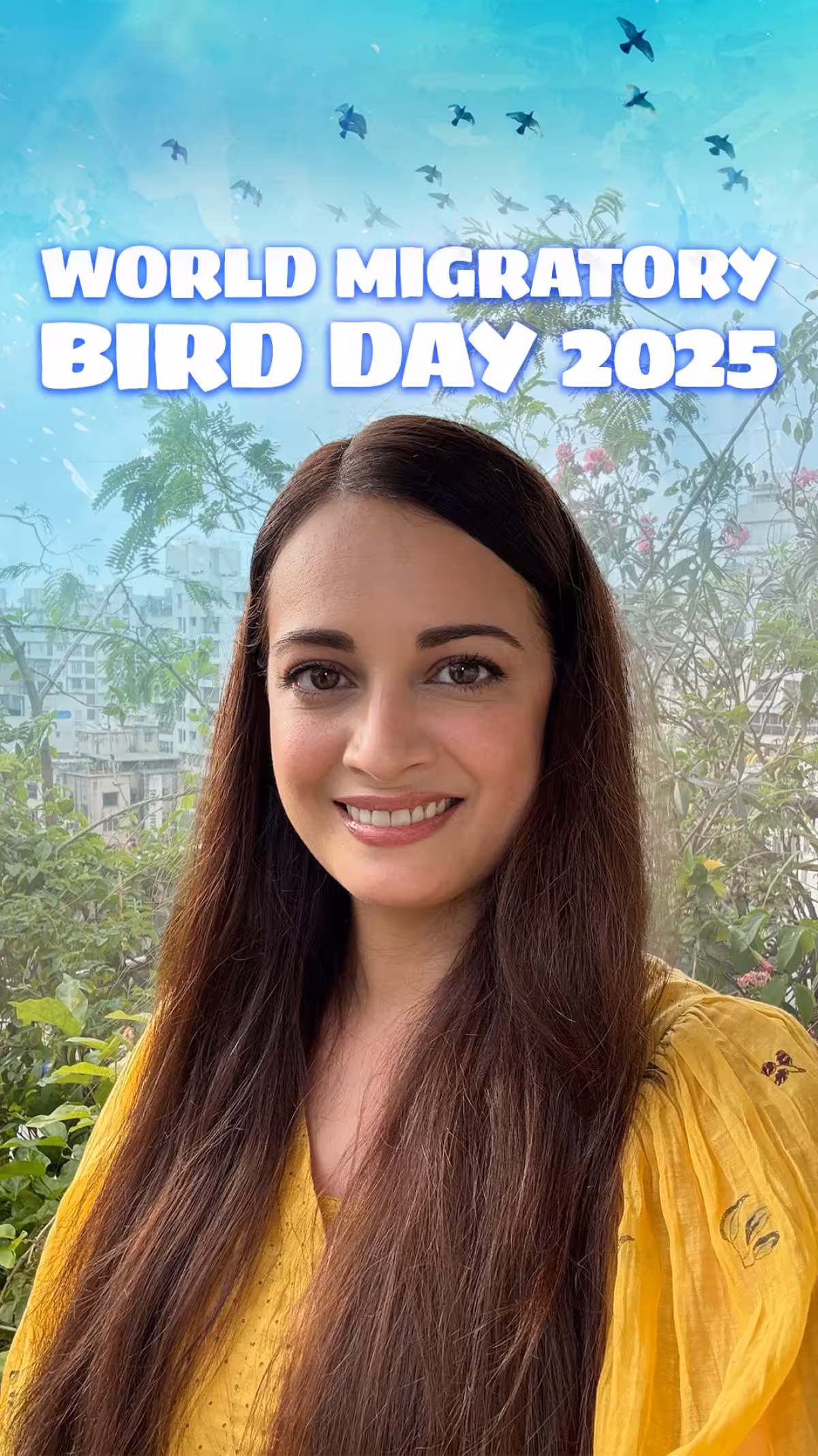 Dia Mirza Celebrates Bird-Friendly Cities, Embracing Migratory Journeys Celebrating global avian journeys and urging cities to redesign urban spaces for nature!!