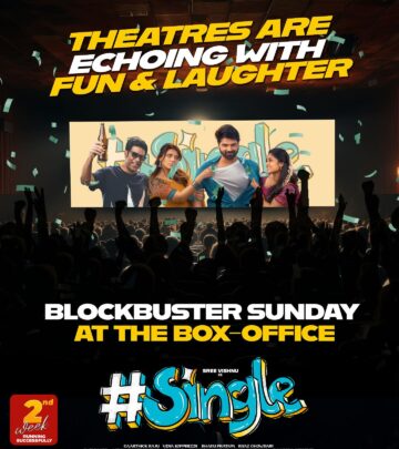 Laughter fills theatres on a Blockbuster Sunday as audiences revel in #SingleMovie magic!!