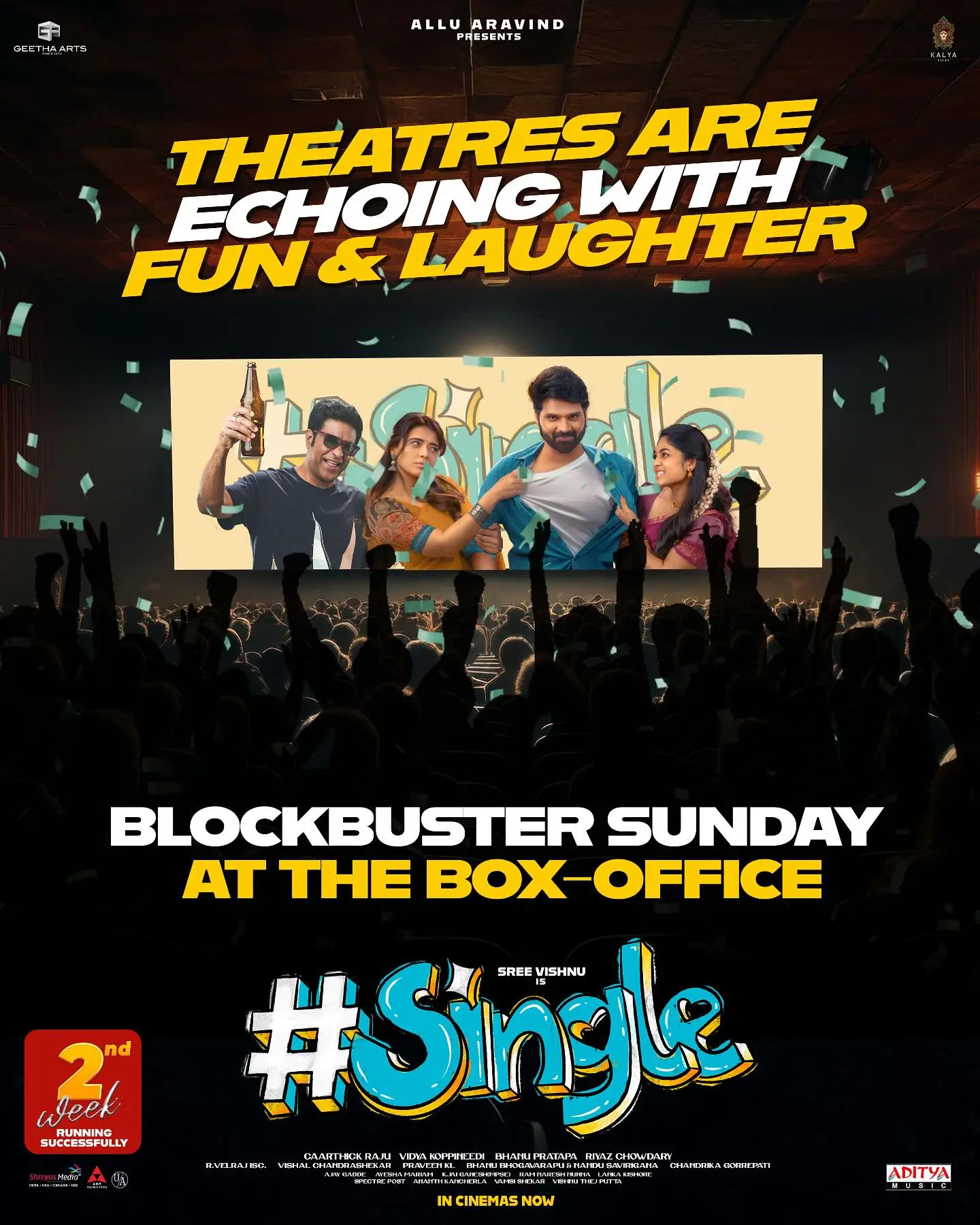 Blockbuster Sunday: Single Movie Dominates Box Office Laughter fills theatres on a Blockbuster Sunday as audiences revel in #SingleMovie magic!!