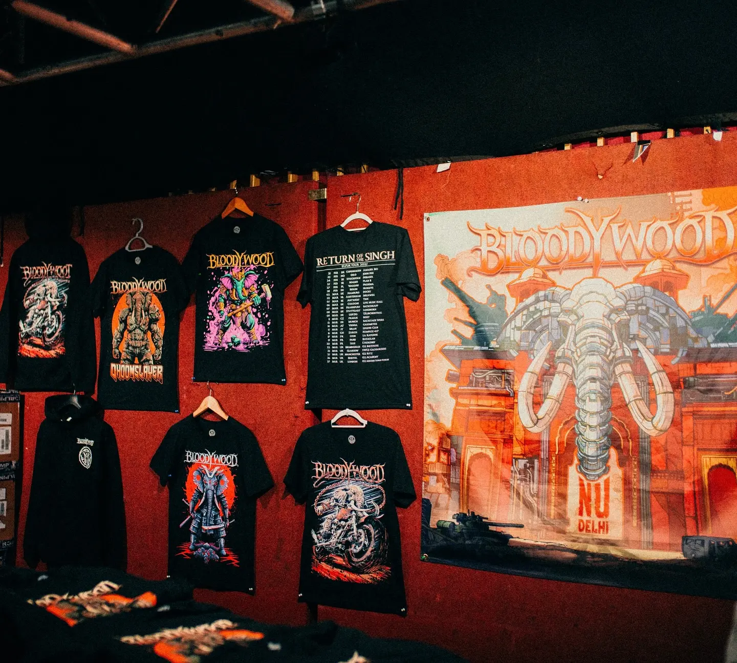 Bloodywood Shirts Sell Out Fast Exclusive tour merch: only a few limited-edition Bloodywood shirts remain in UK/EU store!!