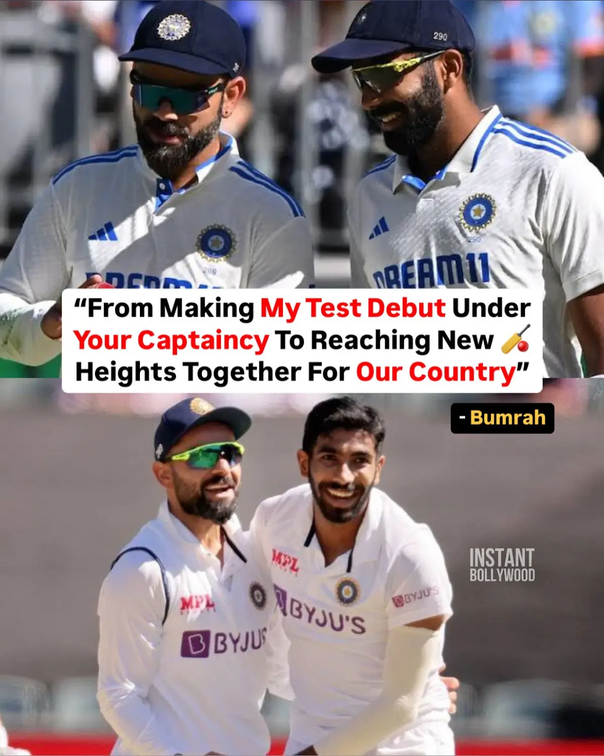 Cricket kinship shines as an emotional message deepens the bond on and off pitch with joy!