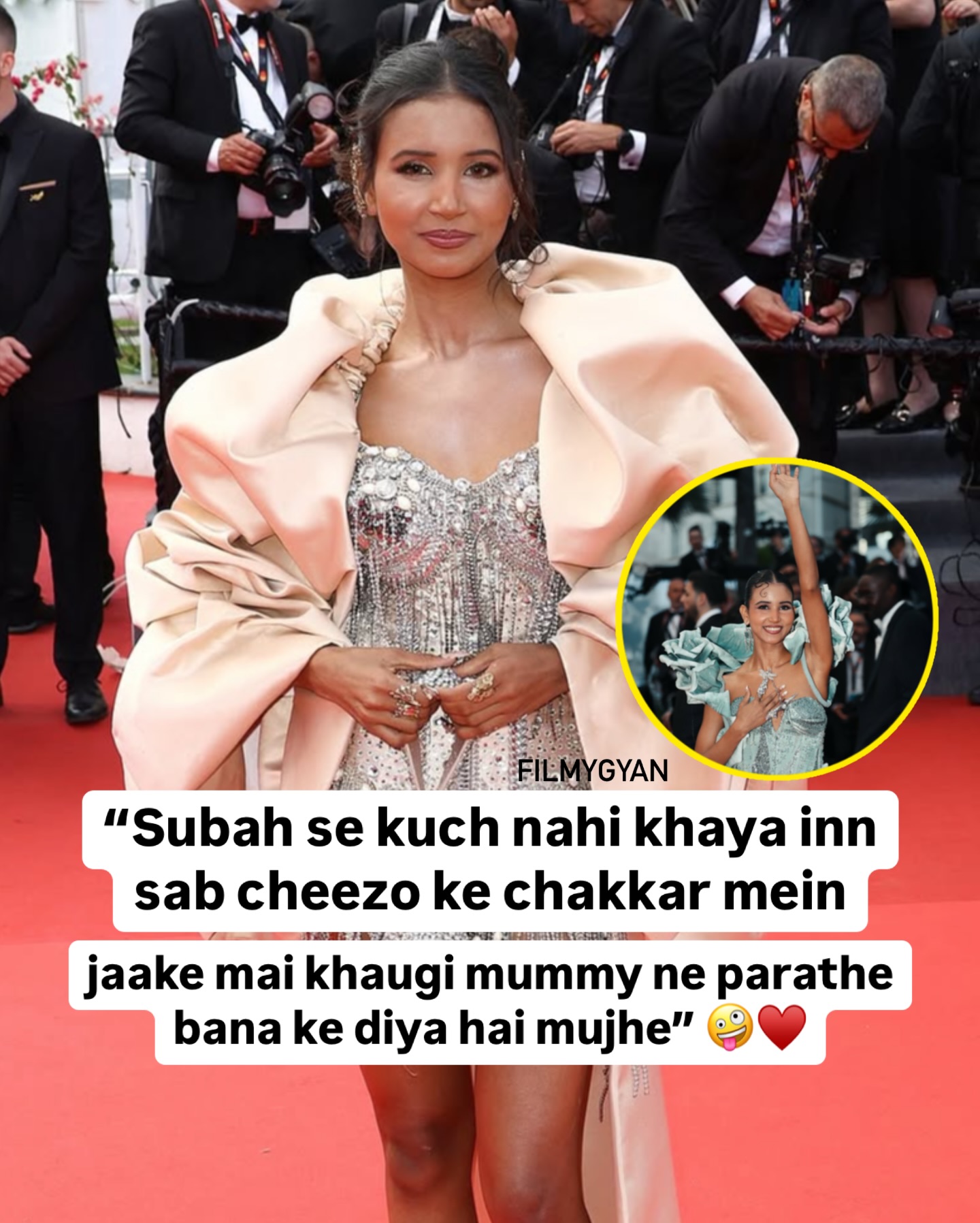 Candid Moment: Nancy Tyagi At Cannes Nancy Tyagi’s playful candid interaction with a portal at Cannes sparked intrigue and amused onlookers worldwide.