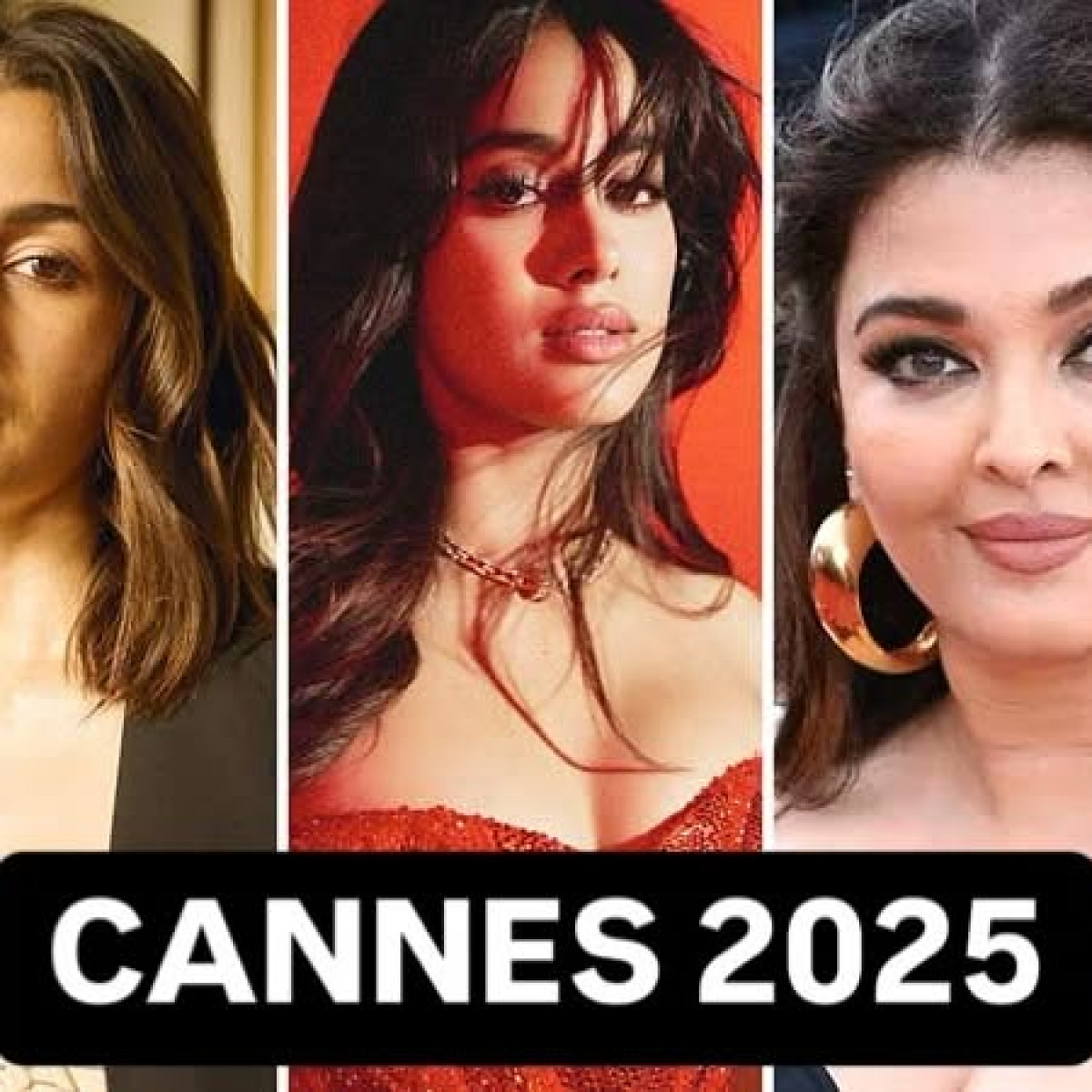 Aishwarya Rai Bachchan leads a dazzling trio, as Alia Bhatt and Janhvi Kapoor join Cannes.