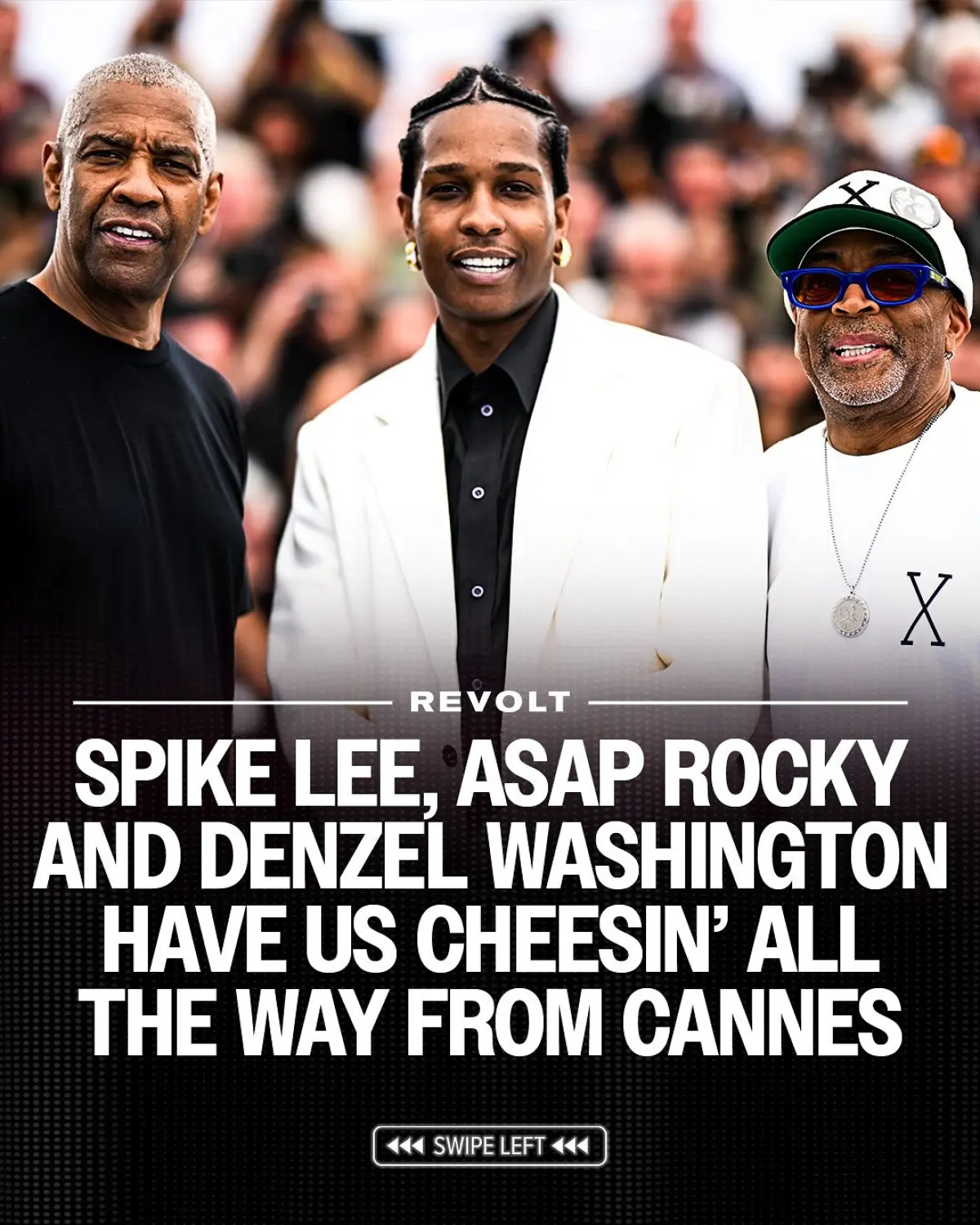 Cannes Debut: Rocky, Washington & Lee Launch ‘Highest 2 Lowest’ At Cannes, cinematic legends unite, stirring film buzz with a new project and vibrant vibe.