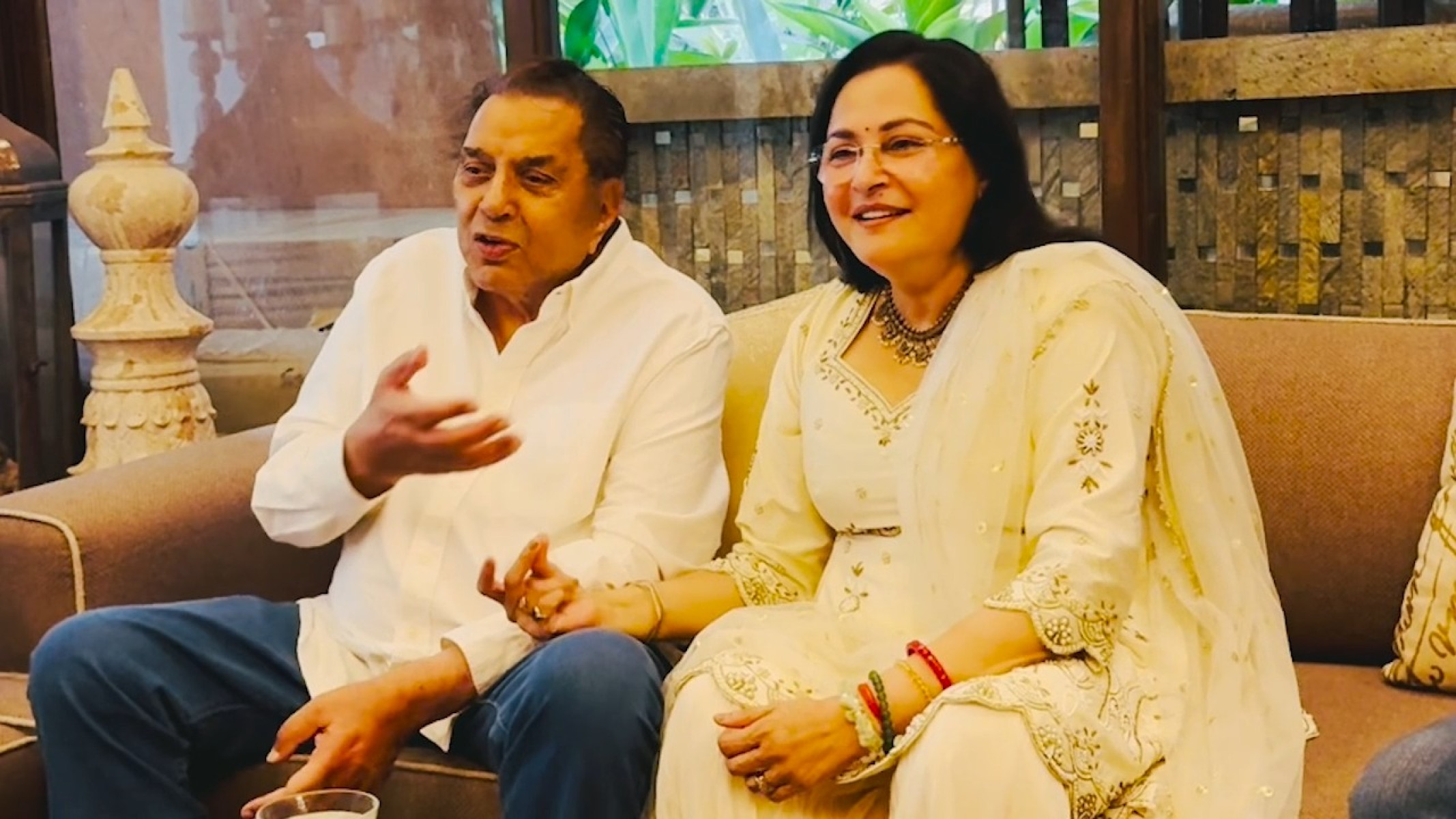 Celebrating Dharam Ji’s Cinematic Journey With Jaya Prada A nostalgic dive into Dharam Ji's movie legacy, highlighted by memorable moments from Jaya.