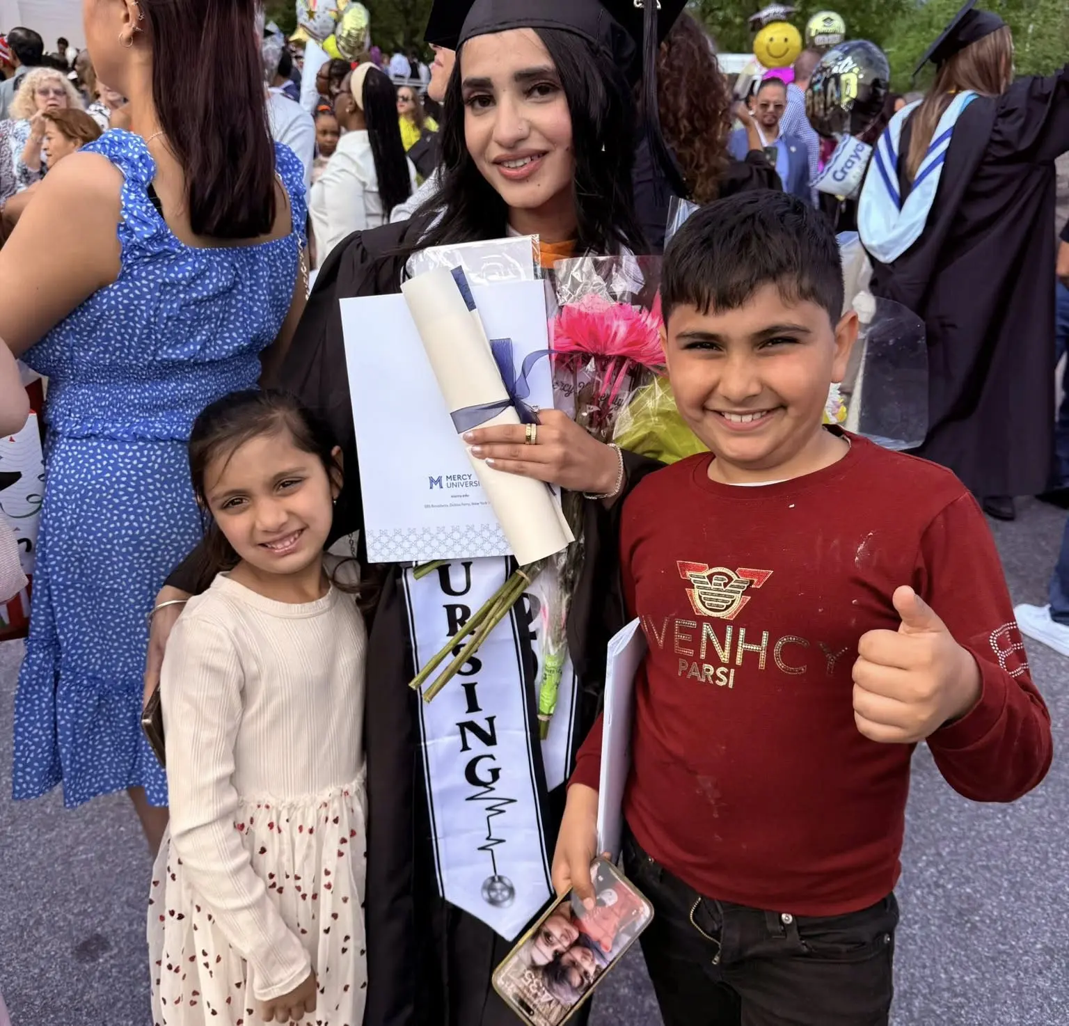 Celebrity Biba Singh Celebrates Nurse Graduation
