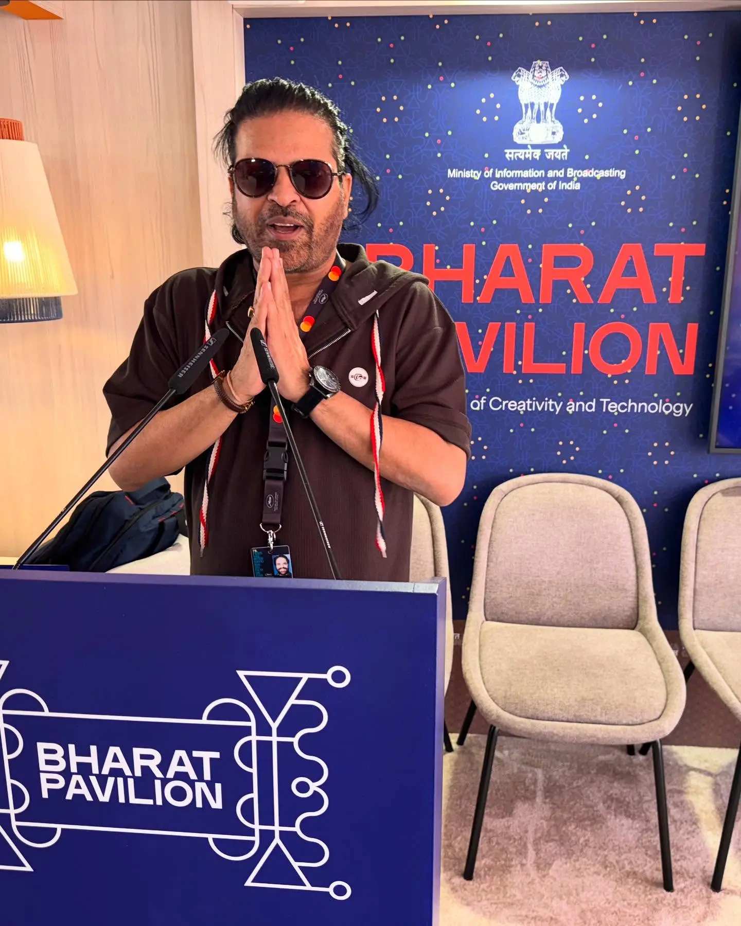 Chandrakant Singh Shines At Bharat Pavilion, Cannes