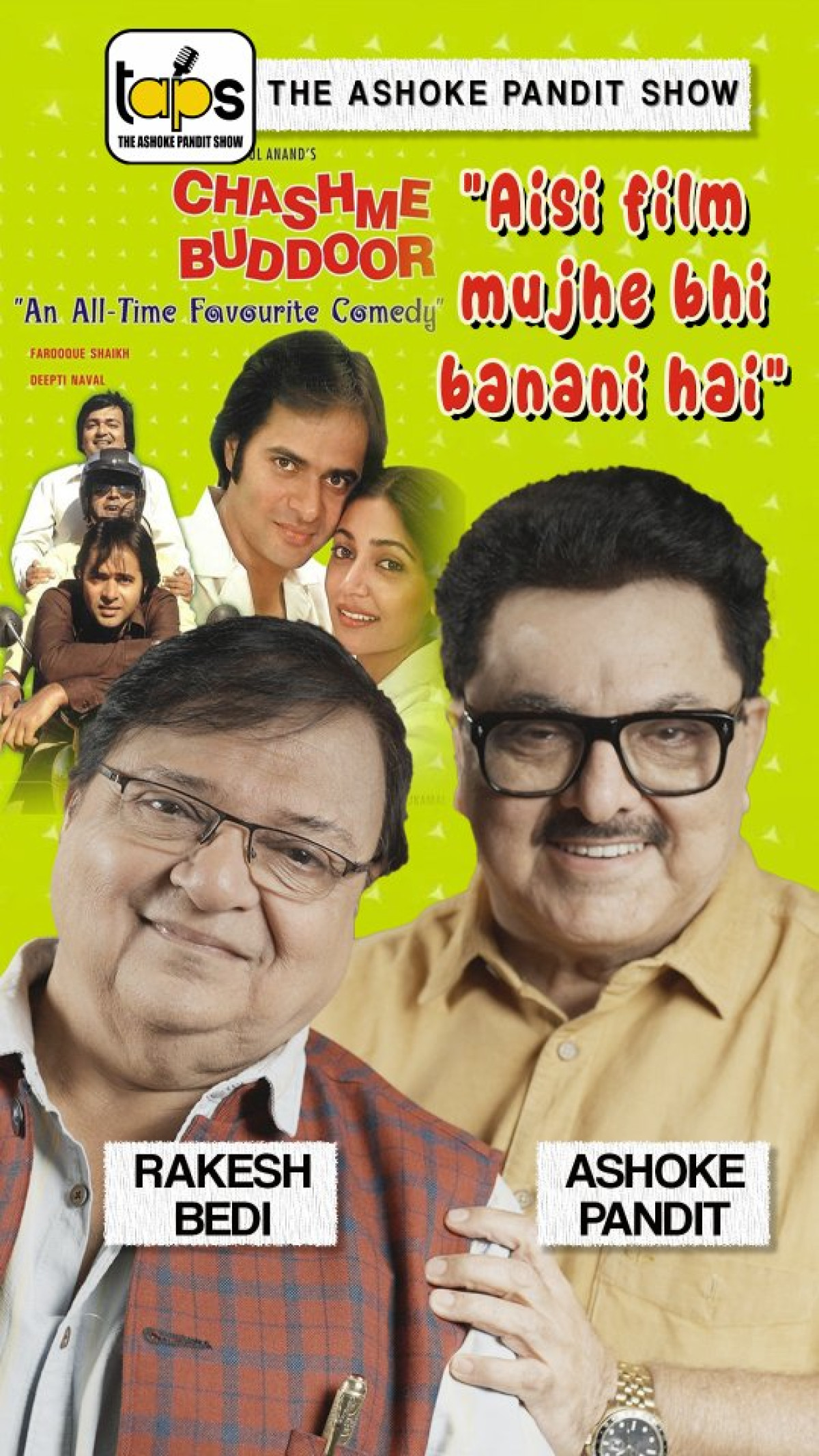 Chashme Buddoor Inspires Rakesh Bedi’s Podcast Journey Veteran actor shares cult classic memories and inspirations, inviting fans to reminisce!!!