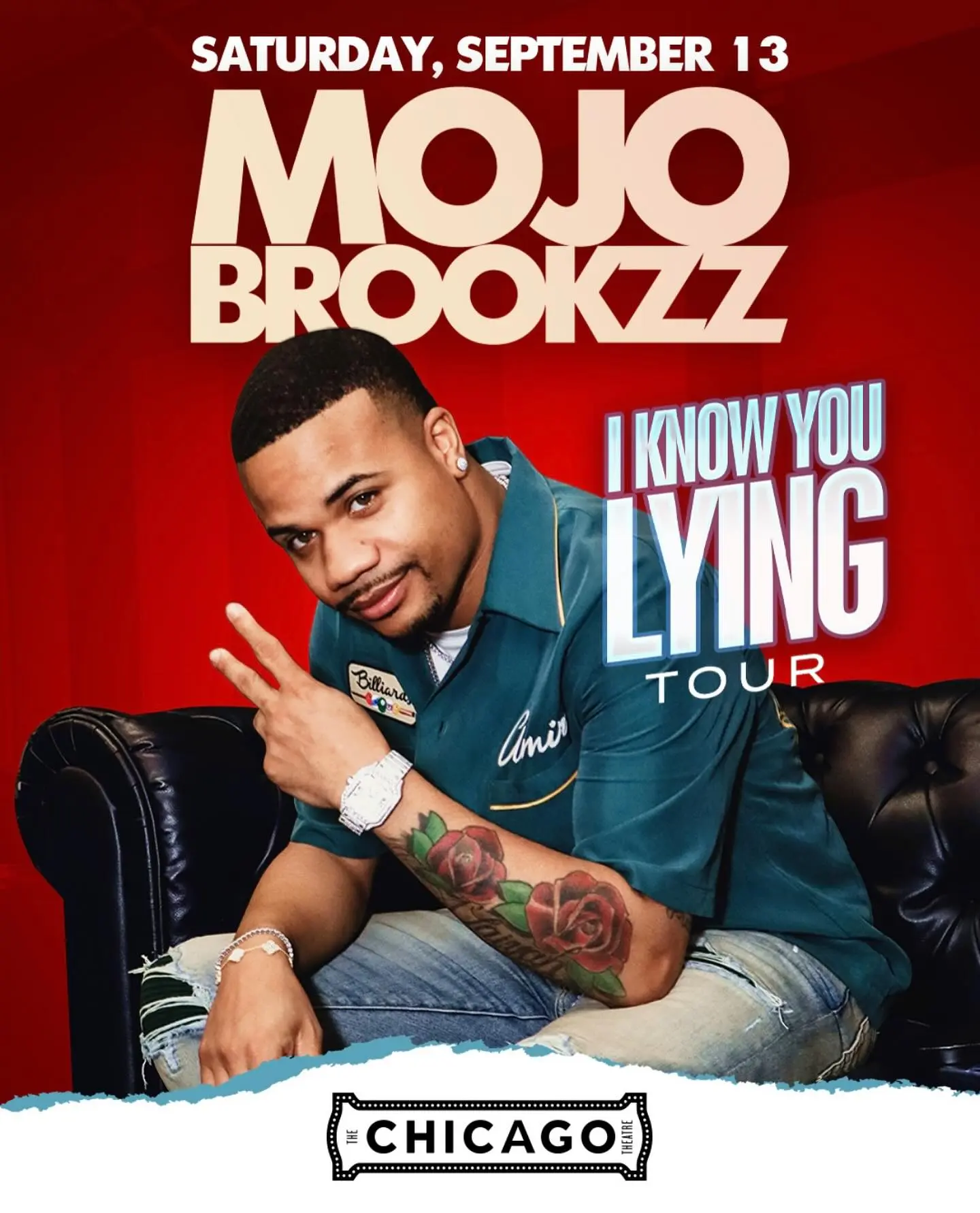 Chicago Theater Homecoming For IKYFL Tour Dyon Brooks headlines historic Chicago Theater on his IKYFL Tour – grab your tickets now!!