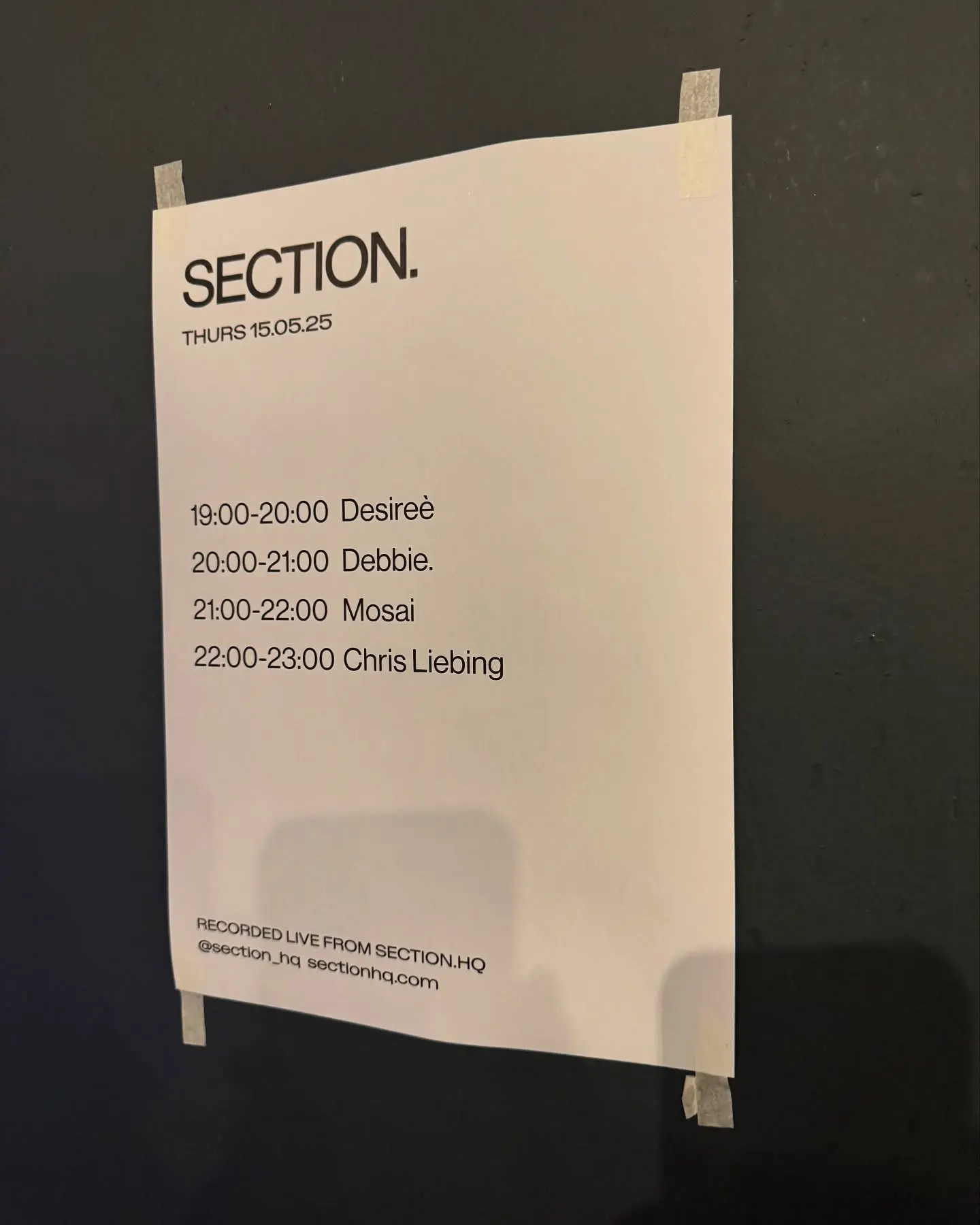 Chris Liebing Live Mix Shines In London