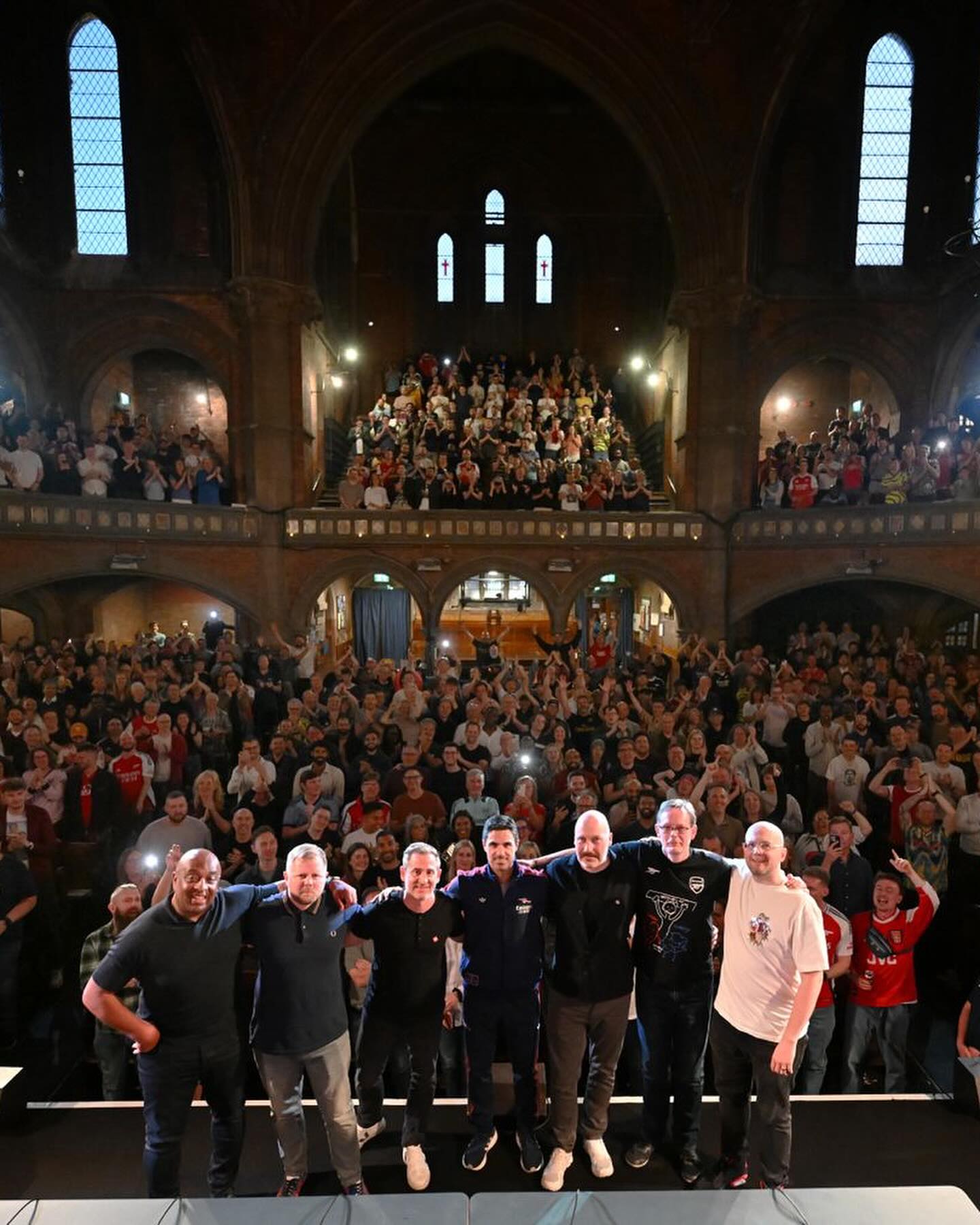 Community Fundraising Shines at Arsenal Night Event Union Chapel hosts an event celebrating fundraising success with a surprise guest star !!!