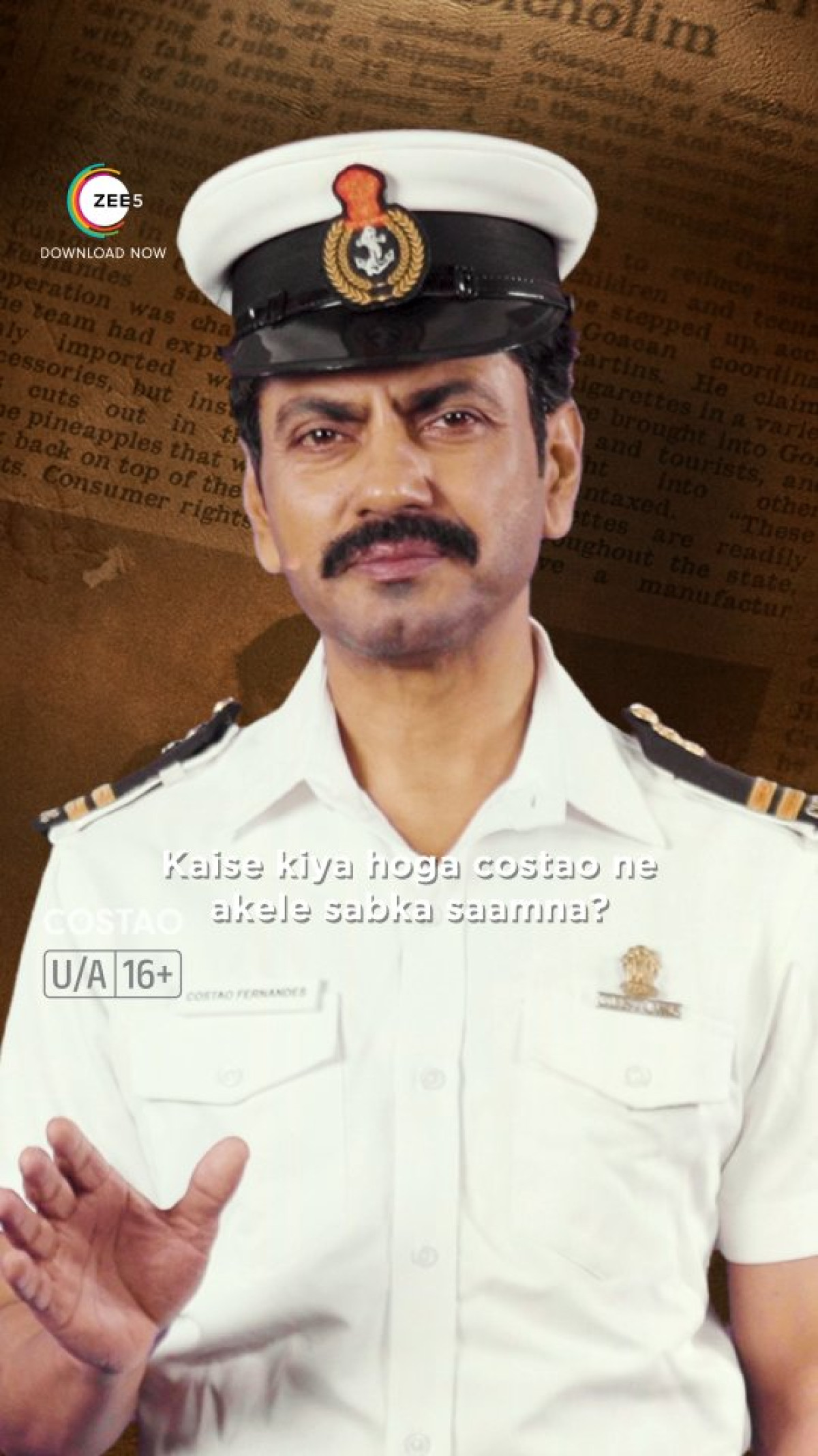 Costao Takes On Goa’s Crime Network Lone hero battles Goa's crime network in intense, gritty action on Zee5 streaming now! END
