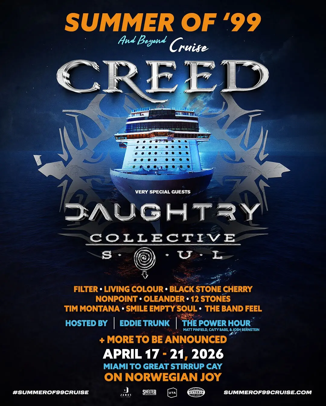Daughtry And Creed Unite On Retro Rock Tour