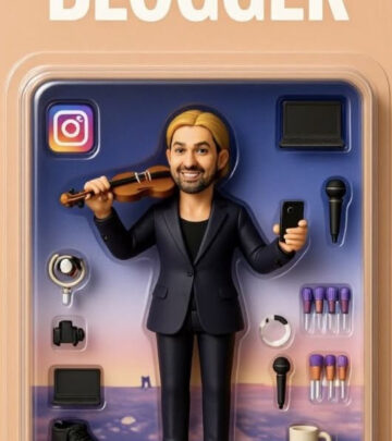 Renowned violinist reveals his playful side in an Instagram moment filled with humor and ease.