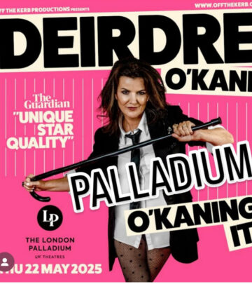 Deirdre O’ Kane Boards For London Show