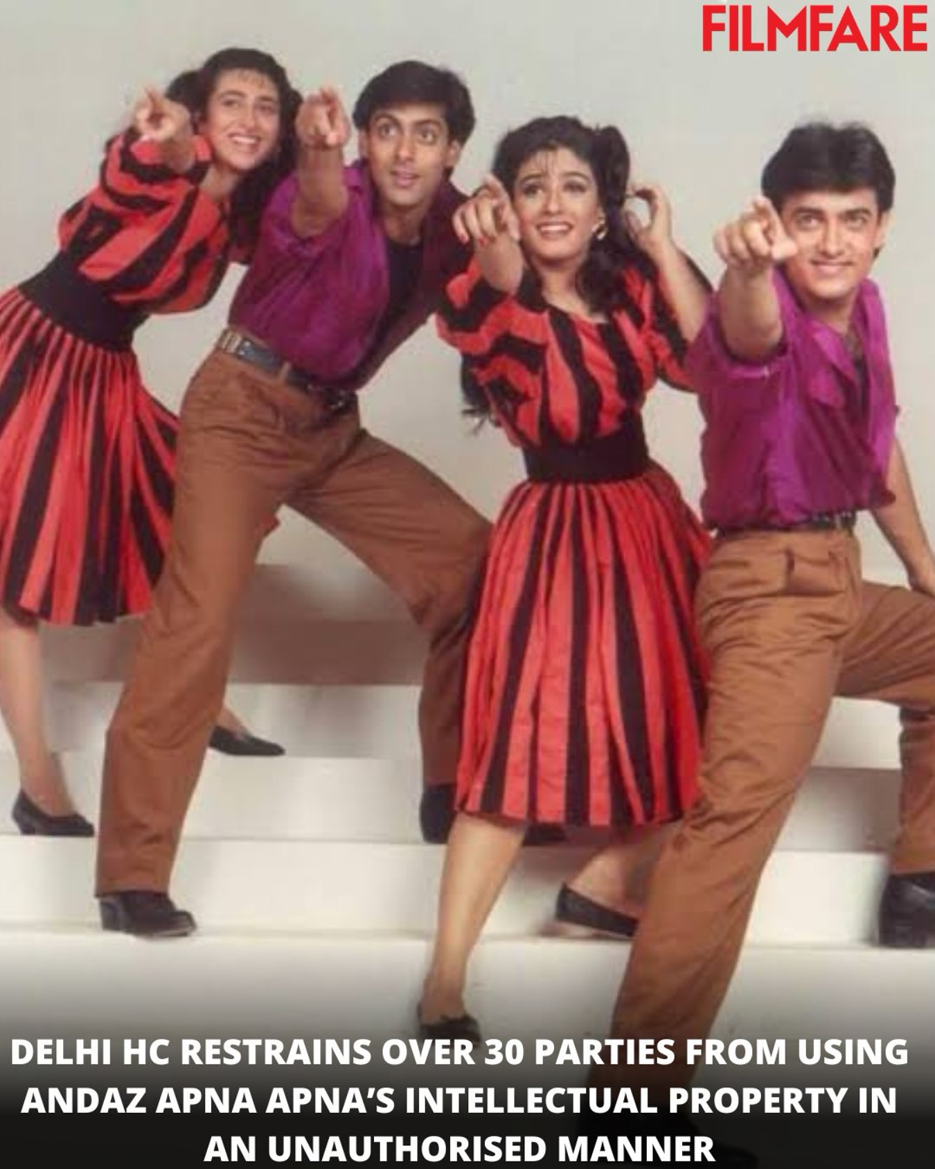 Delhi High Court Restricts ‘Andaz Apna Apna’ IP Use Delhi High Court bans 30+ groups from using 'Andaz Apna Apna' title, dialogue characters.