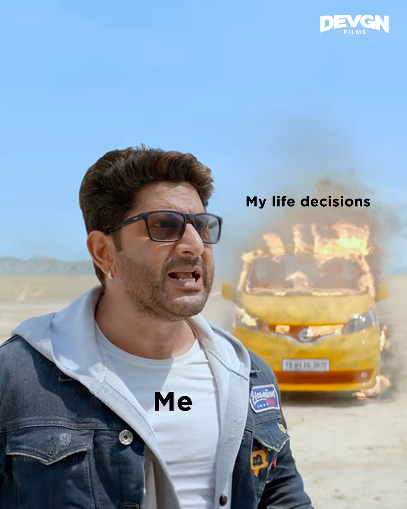 Devgn Films Delivers YOLO Meme Humor A humorous twist on life’s unexpected EMIs as Devgn Films shares a clever, relatable meme.