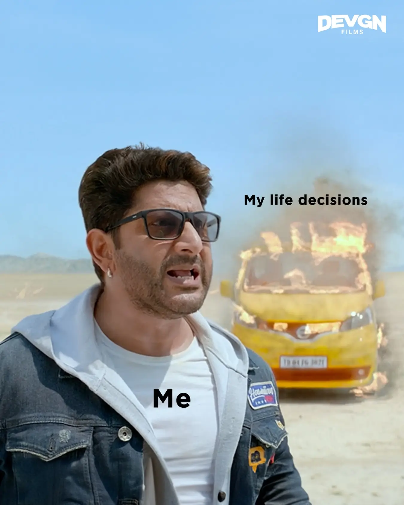 Devgn Films Delivers YOLO Meme Humor A humorous twist on life’s unexpected EMIs as Devgn Films shares a clever, relatable meme.