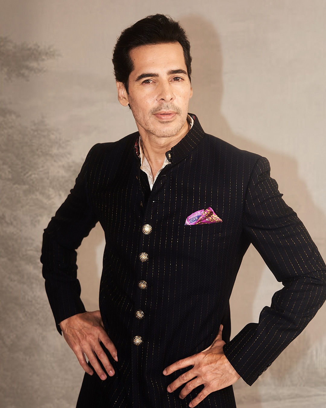 Dino Morea Showcases Striking Designer Look