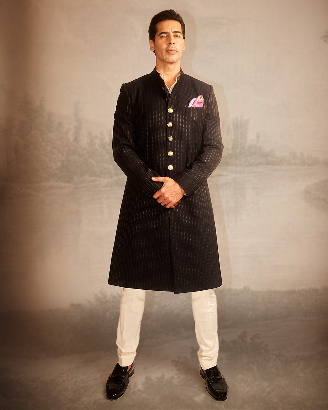 Dino Morea Showcases Striking Designer Look