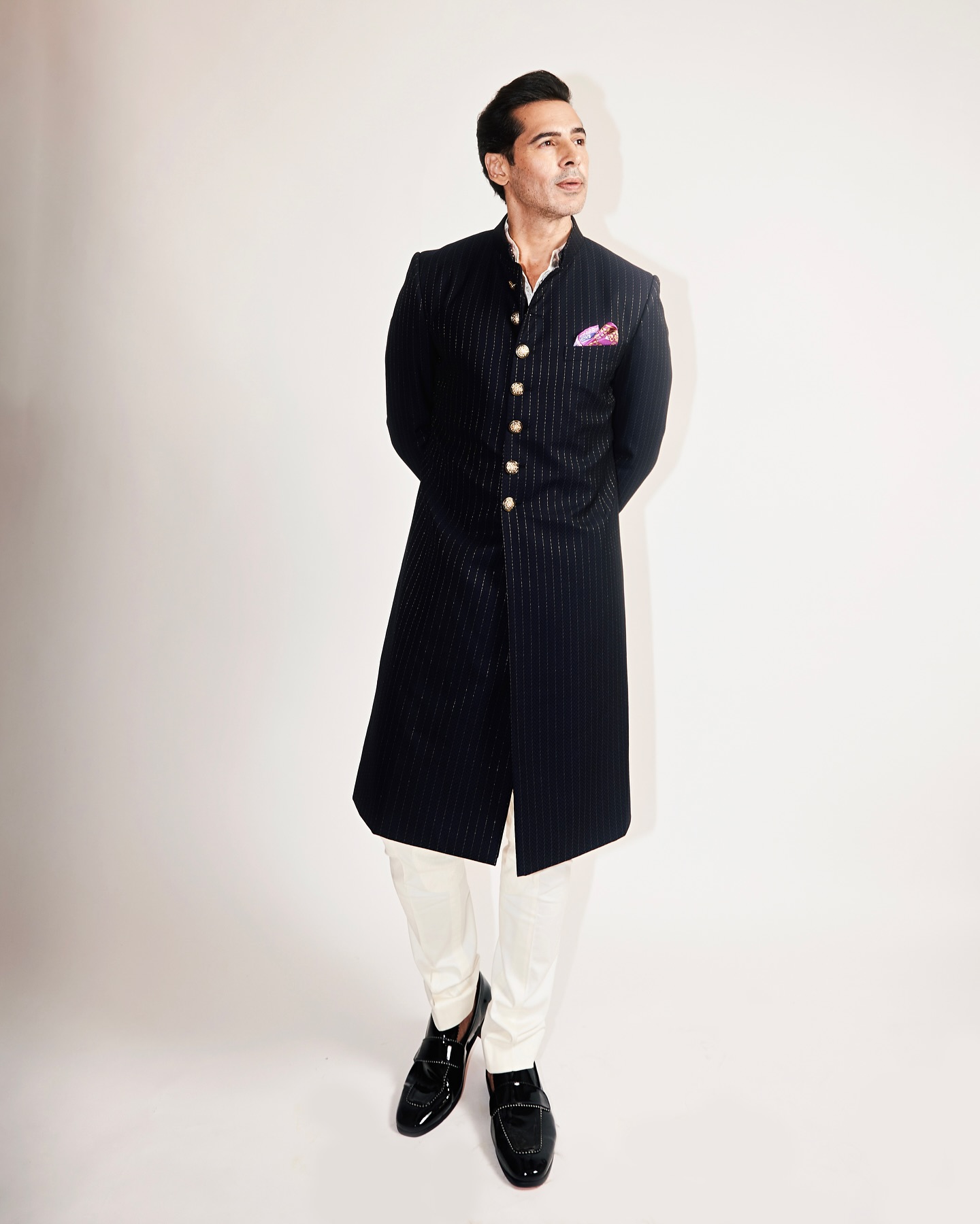 Dino Morea Showcases Striking Designer Look