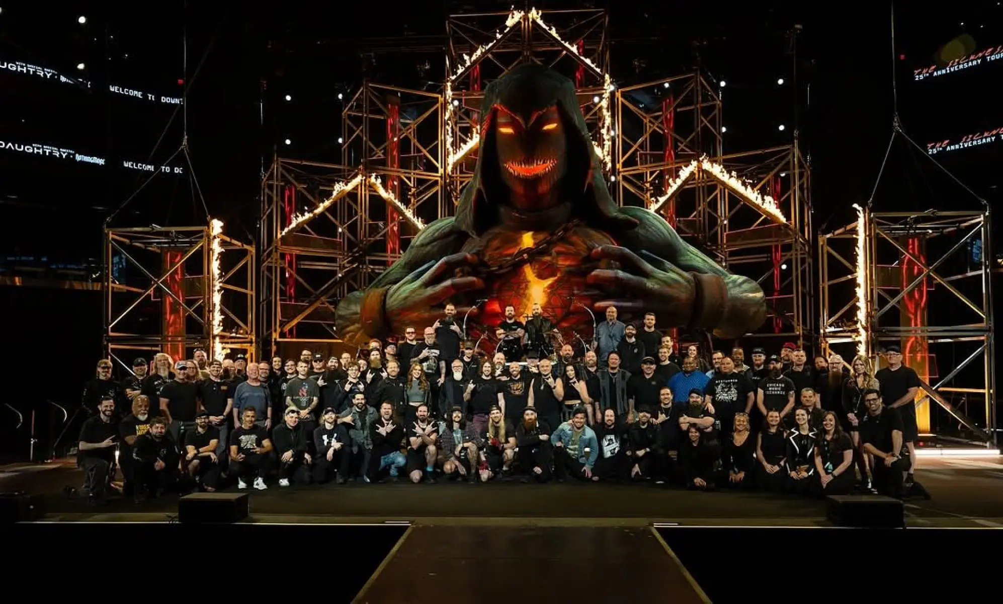 Disturbed Celebrates 25 Years With The Sickness25 Tour Rock legends unite with Daughtry & Nothing More – heartfelt thanks all around for true fans.