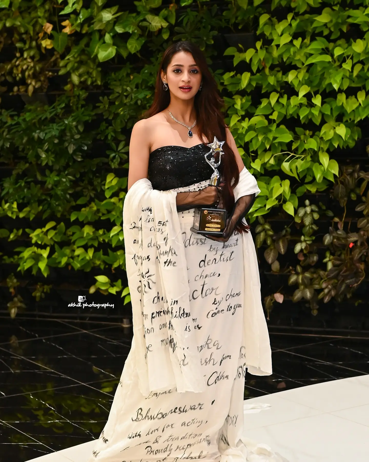 Dr. Bhoomika Dash Shines in Custom Corset Gown