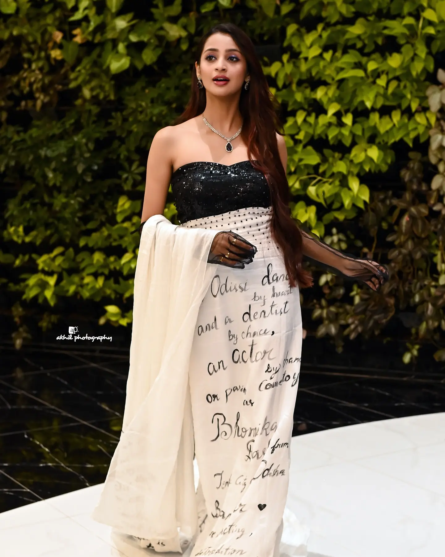 Dr. Bhoomika Dash Shines in Custom Corset Gown
