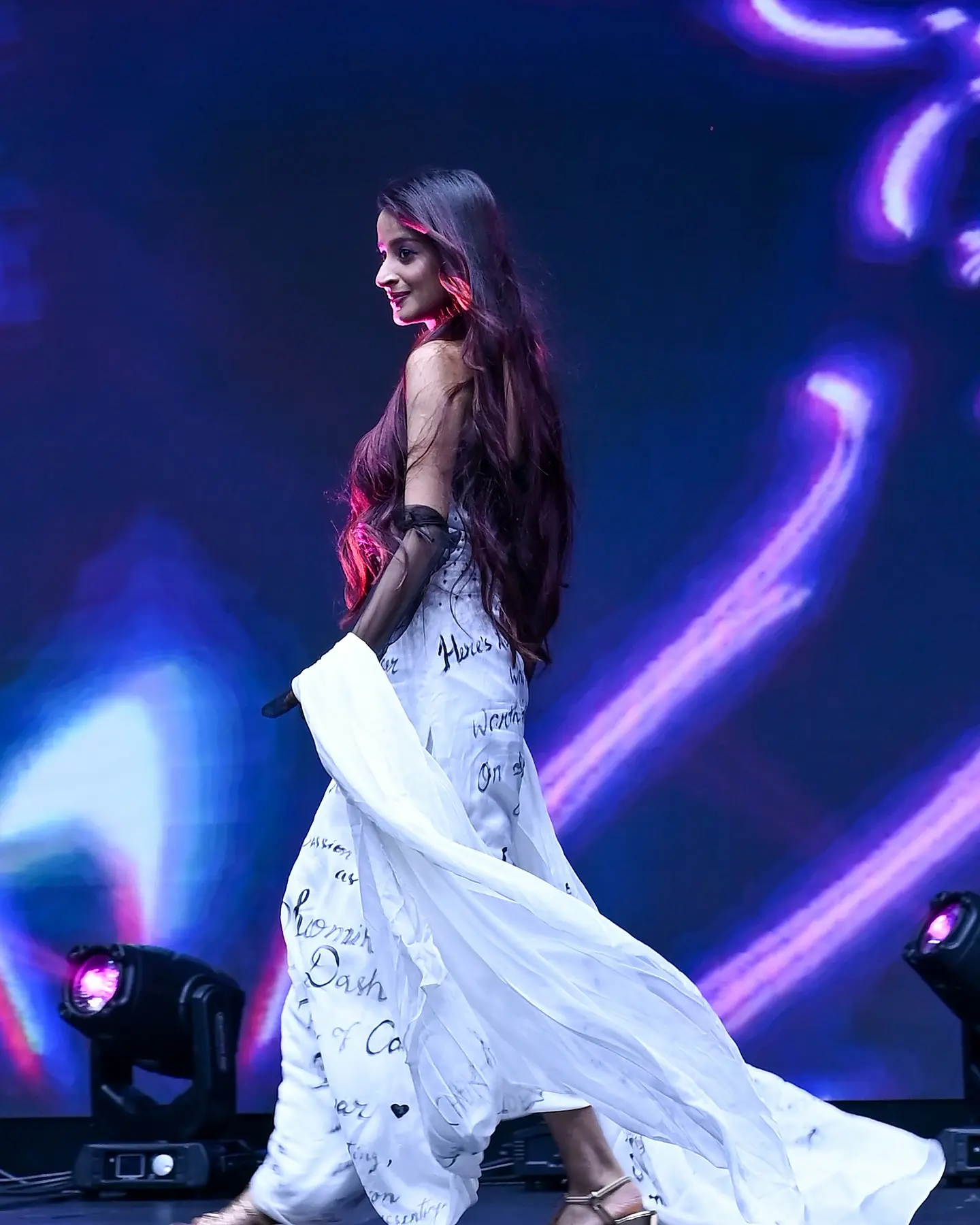 Dr. Bhoomika Dash Shines in Custom Corset Gown