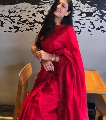 Eesha Agarwal Captivates With Saree Poetry