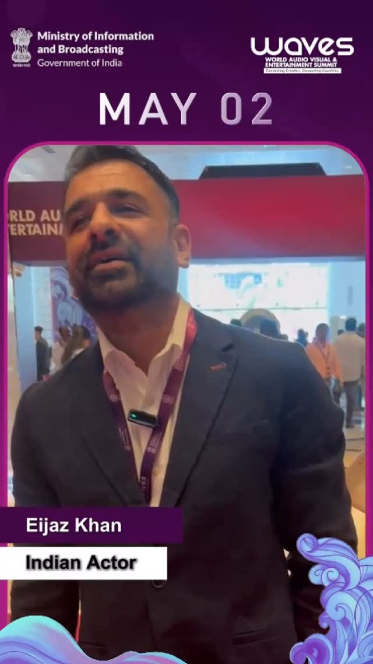 Eijaz Khan Reflects On Waves Of Change At WAVES 2025 Actor shares insights on media transformation and industry power waves shaping its future.